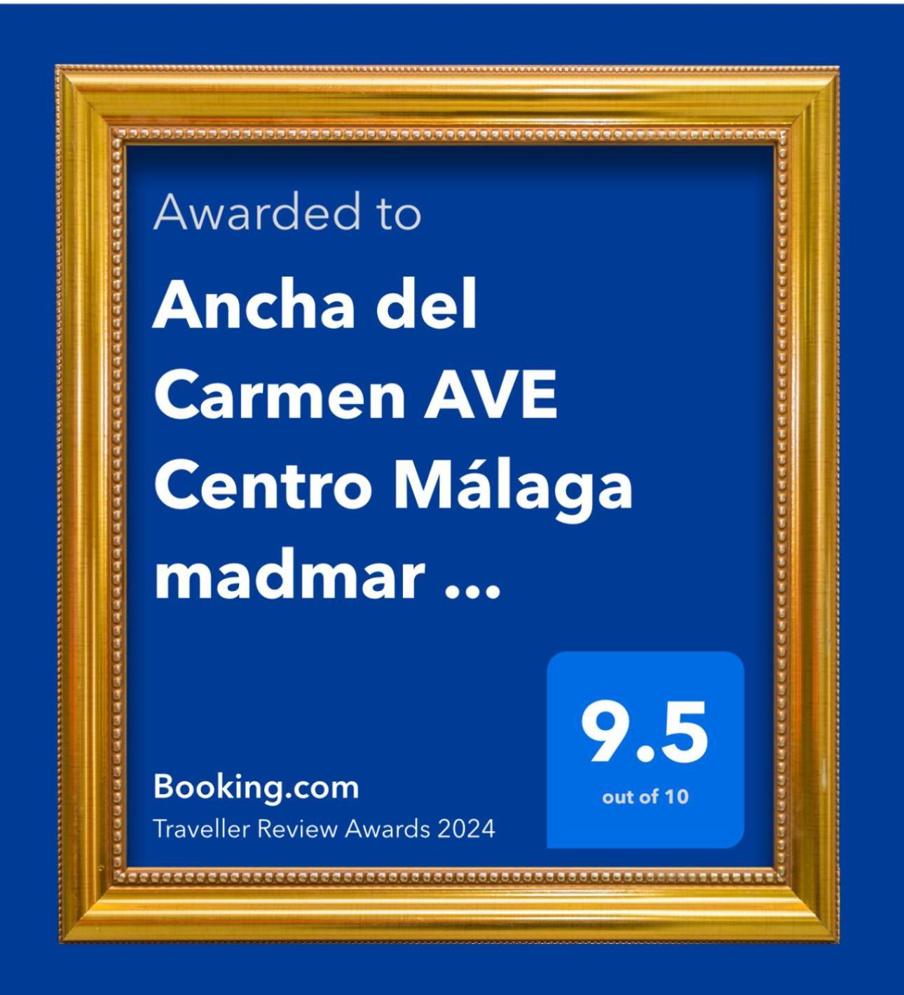 Apartamento Ancha del Carmen AVE Centro Málaga madmar lujo New Zambrano Exterior foto